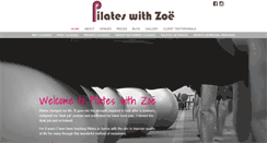 Desktop Screenshot of pilateswithzoe.com