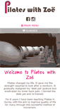 Mobile Screenshot of pilateswithzoe.com